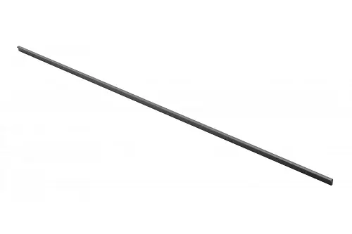 Ручка мебельная алюминиевая PILLAR L-1200 мм, черный матовый — купить оптом и в розницу в интернет магазине GTV-Meridian.